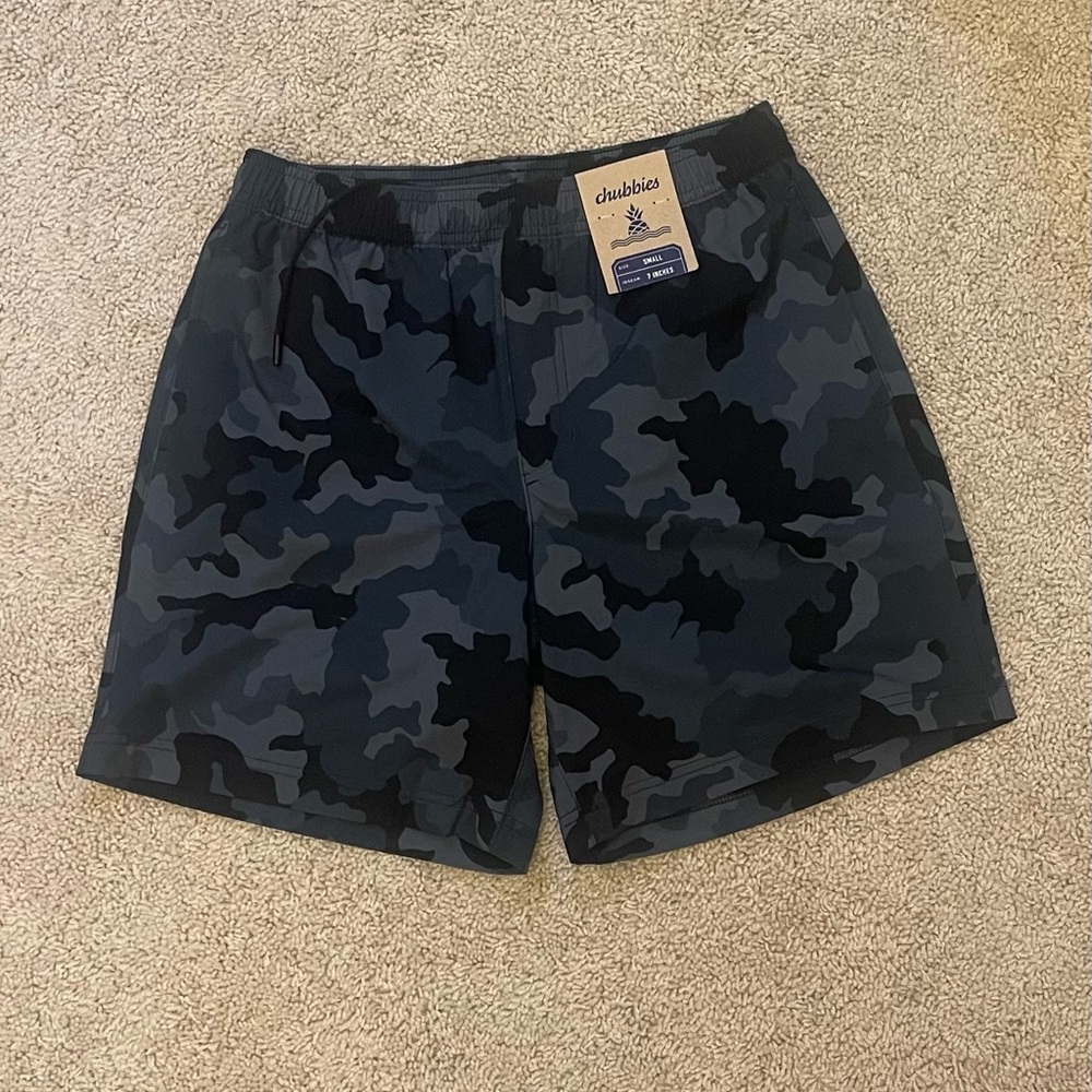 Chubbies Camo 7 Inch Swim Trunks Size Small NWT